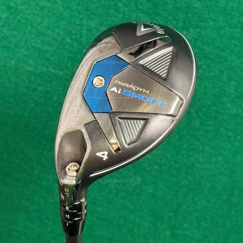 LH Callaway Paradym Ai Smoke 21 Hybrid 4 Iron Cypher Seventy 6.0 Stiff w/ HC