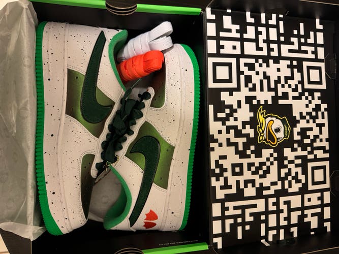 Nike Air Force 1 Oregon Ducks Doaf Duck or Egg