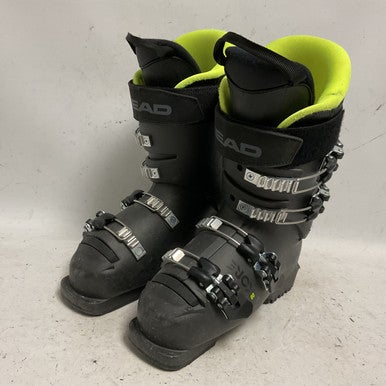 Used Head KORE 60 Boys DH Ski Boot Black 235 MP - J05.5 - W06.5 11855-S000195696