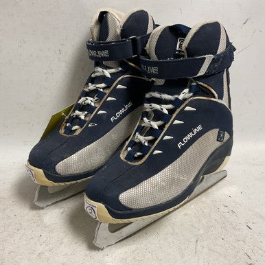 Used FLOWLINE SOFTBOOT FIGURE SKATES Boys Softboot Skate Navy Blue Junior 02 11855-S000195699