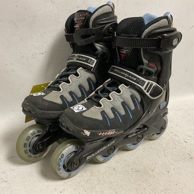 Used Rollerblade EVO 07W Senior Rec Fitness Skates Black Senior 7 11855-S000195705