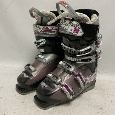 Used Nordica HOTROD 8.0W Womens DH Ski Boot Black 245 MP - M06.5 - W07.5 11855-S000195702