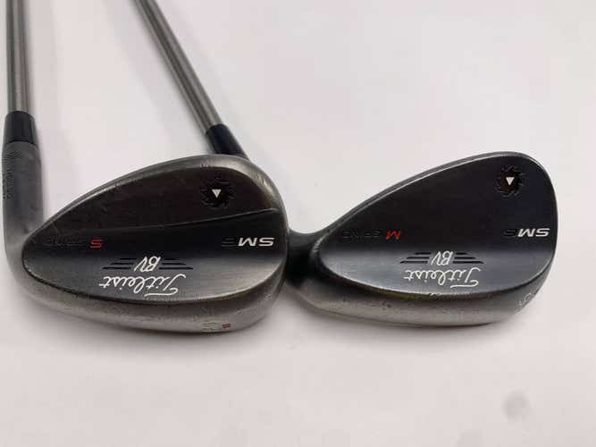 Titleist Vokey SM6 Steel Grey Wedge Set 56* 8 | 60* 10 SteelFiber Stiff Mens RH