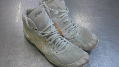 Used Asics Wrestling Shoes White Senior 13 11339-S000196916