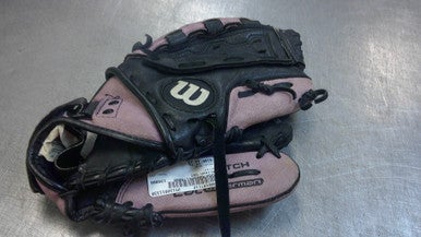 Used Wilson CAT RH Throw Fastpitch Gloves Pink 11" 11339-S000197110