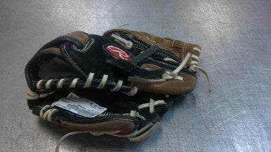 Used Rawlings SAVAGE BB/SB Glove RH Throw Black 10" 11339-S000197109