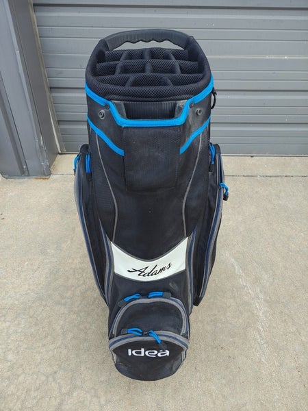 Adams Idea Cart Golf Bag 14-Way White/Black/Blue