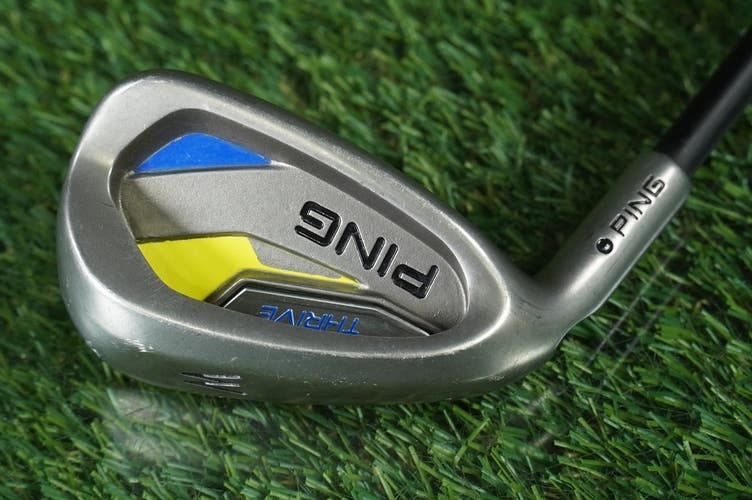 PING THRIVE PITCHING WEDGE "W" 34.25" JUNIOR KIDS YOUTH BLACK DOT LEFT HANDED LH