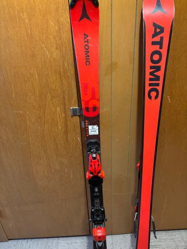 2022 Atomic Race 157 cm Racing Skis With Bindings (Used)