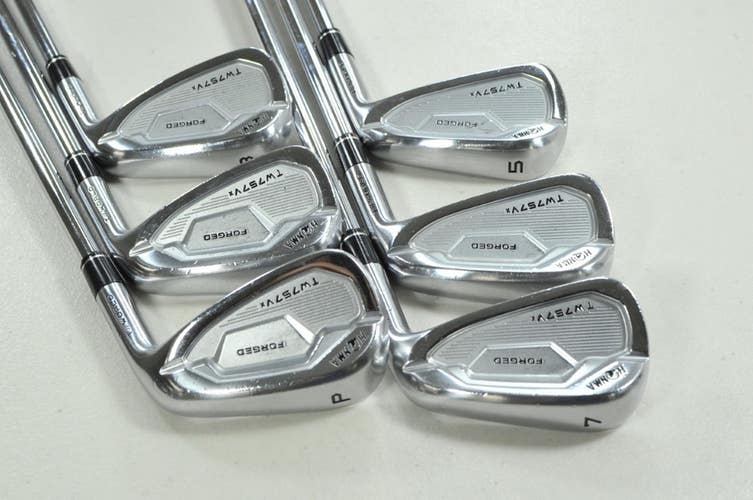 Honma TW757 Vx 5-PW Iron Set Stiff Flex Right AMT Tour White S200 Steel # 203376