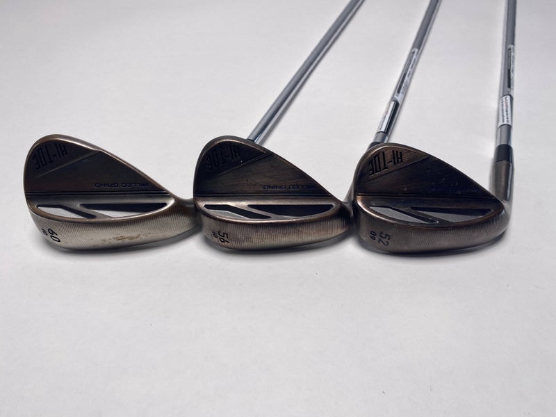 TaylorMade Milled Grind Hi-Toe 3 Copper Wedge Set 52* 9 | 56* 10 | 60* 10 LH