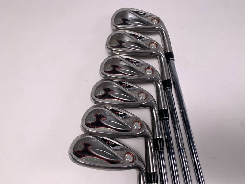 TaylorMade R7 XD Iron Set 6-PW+SW T-Step 90 Uniflex Steel Mens RH