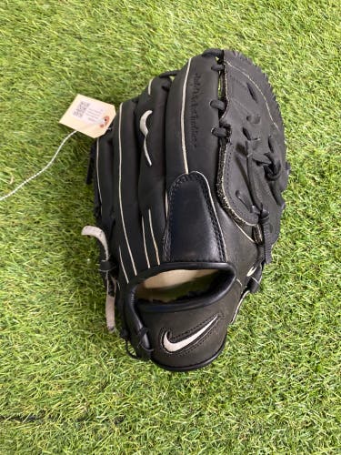 Black Nike Pro Tradition RH Pitcher's Baseball Glove 12" (Used)
