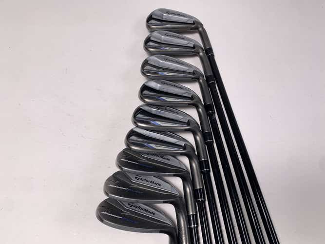 TaylorMade Speedblade Iron Set 5-PW+GW+SW+LW VeloxT 75g Stiff Graphite Mens RH