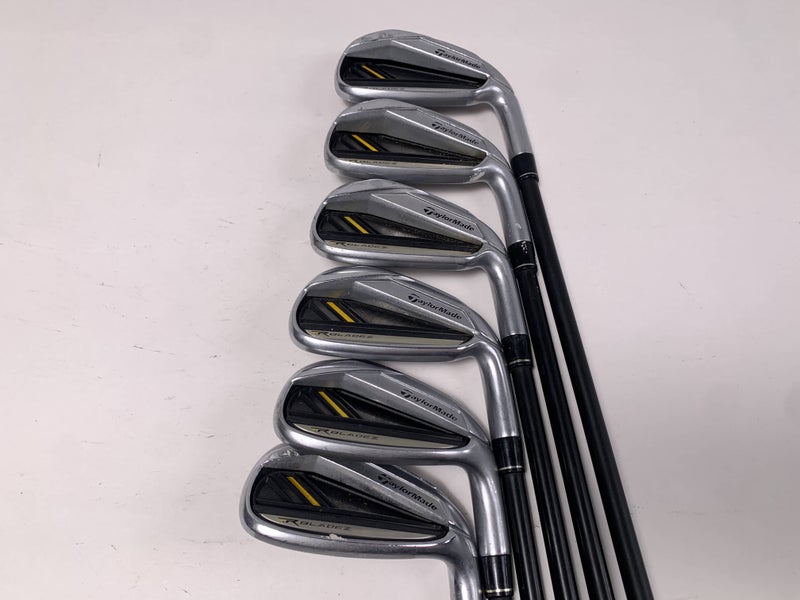 TaylorMade RocketBladez Iron Set 4-PW RocketFuel Stiff Graphite Mens RH- No 8i