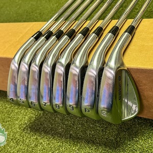 Used RH Cobra King Tour Forged Irons 4-PW/GW Modus 120 X-Stiff Steel Golf Set
