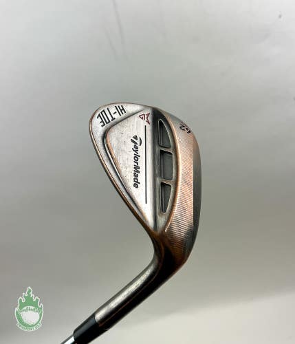 Used RH TaylorMade Hi-Toe Raw Wedge 62*-09 Extra Stiff Flex Steel Golf Club