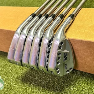 Used PXG 0311T Forged GEN 3 Irons 5-PW SteelFiber fc90 Stiff Graphite Golf Set