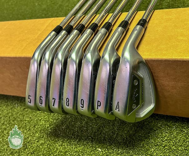 Used RH Callaway X-Forged CB Irons 5-PW/AW Tour 120g Extra Stiff Steel Golf Set