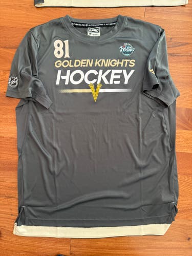 Jonathan Marchessault 81 Vegas Golden Knights Fanatics Authentic Pro Shirt Player Used L