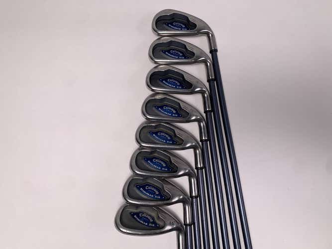 Callaway X-16 Iron Set 3-PW System CW75 Regular Graphite Mens RH