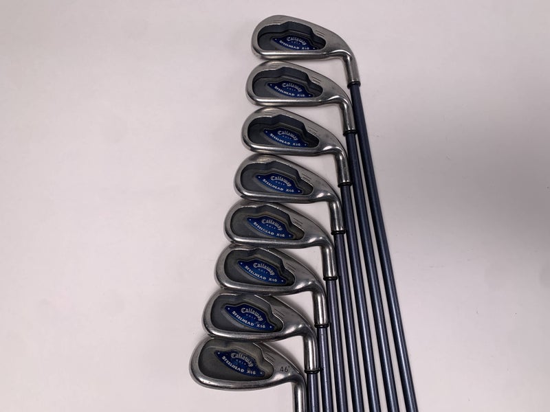 Callaway X-16 Iron Set 3-PW System CW75 Regular Graphite Mens RH