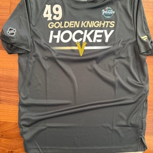 Ivan Barbashev 49 Vegas Golden Knights Fanatics Authentic Pro Shirt Player Used L