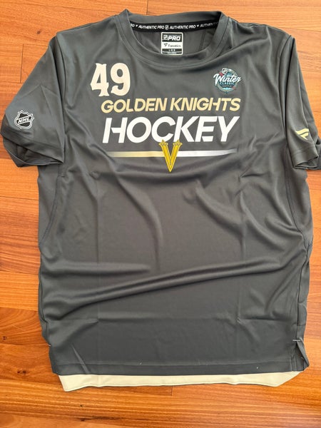 Ivan Barbashev 49 Vegas Golden Knights Fanatics Authentic Pro Shirt Player Used L