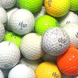 100 Value AA Assorted Vice Used Golf Balls..A Mix of Asst. Vice, Color Included