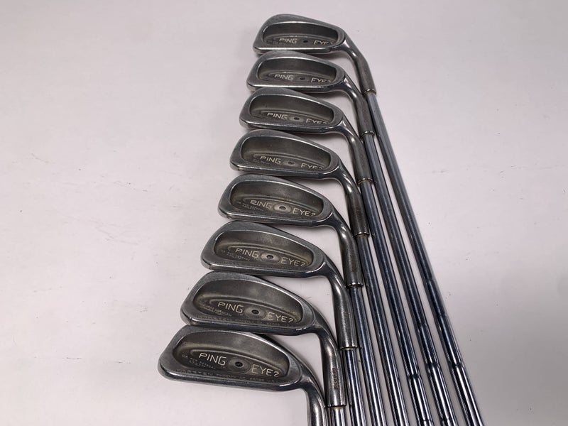 Ping Eye 2 Iron Set 3-PW Black Dot Karsten ZZ-Lite Regular Steel Mens RH