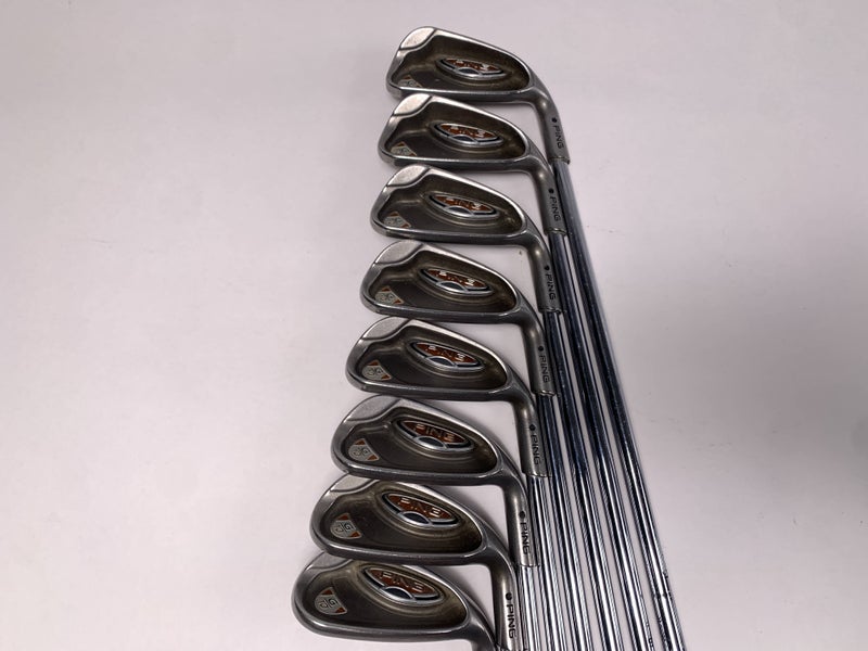 Ping G10 Iron Set 5-PW+GW+SW Black Dot AWT Stiff Steel Mens RH