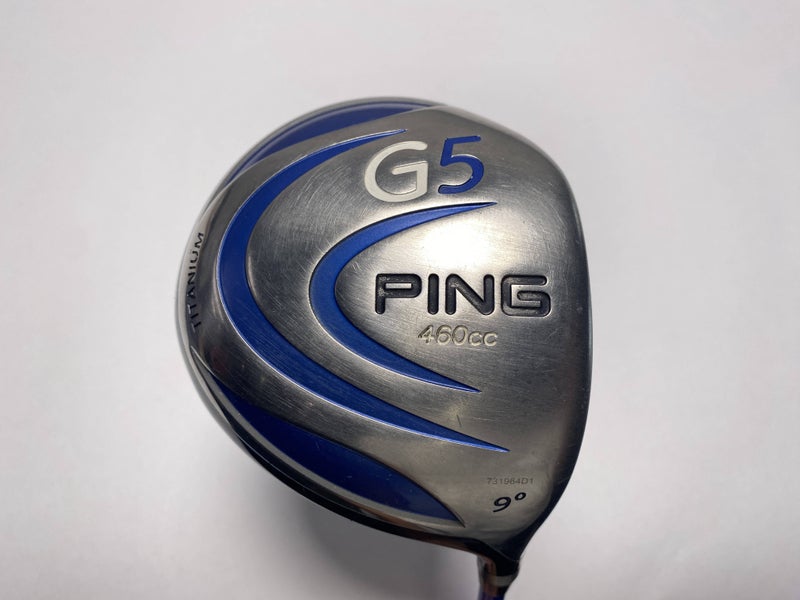 Ping G5 Driver 9* Grafalloy Pro Launch Blue 65g Stiff Graphite Mens RH