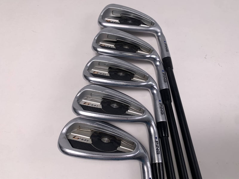 Ping G400 Iron Set 6-PW Blue Dot 1* Flat Alta CB AWT Soft Regular Senior RH