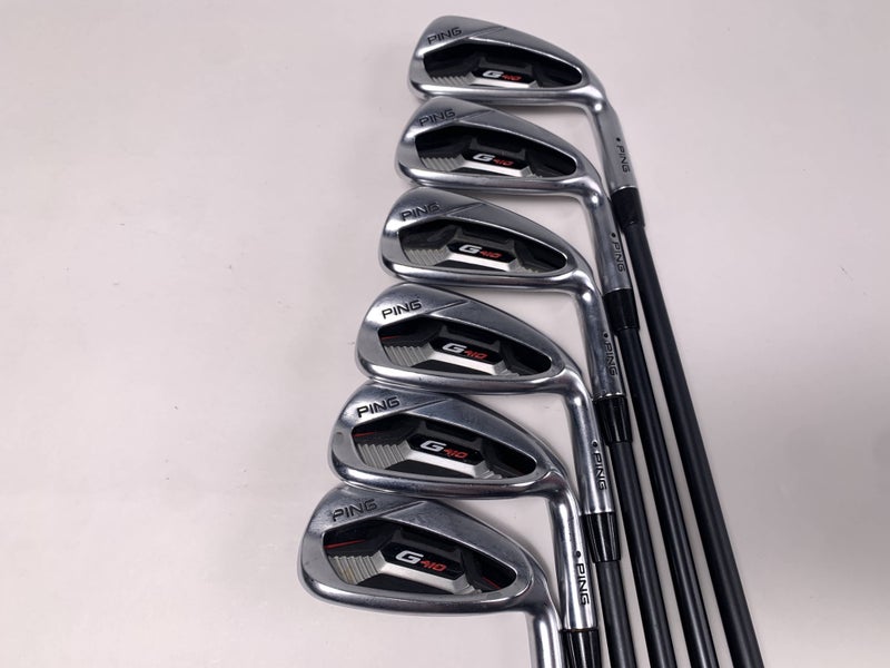 Ping G410 Iron Set 5-PW Black Dot Alta CB AWT Regular Graphite Mens RH