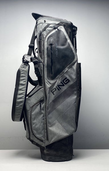 Ping Hoofer Stand Bag Gray 5-Way Divide Dual Strap Golf Bag