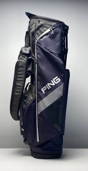 Ping Hoofer Lite Stand Bag Navy/Gray 4-Way Divide Dual Strap Golf Bag