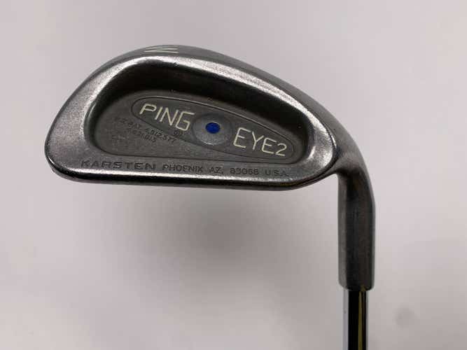 Ping Eye 2 + Pitching Wedge PW Blue Dot 1* Up Karsten JZ Stiff Steel Mens RH