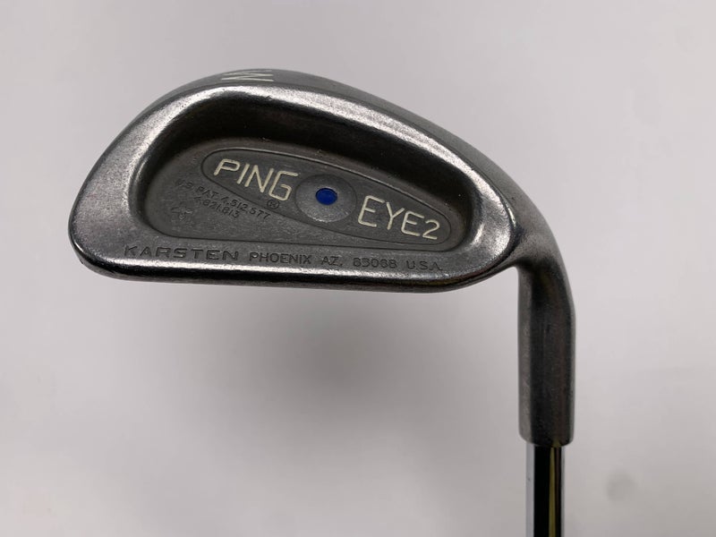 Ping Eye 2 + Pitching Wedge PW Blue Dot 1* Up Karsten JZ Stiff Steel Mens RH
