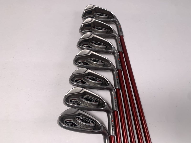 Ping K15 Iron Set 5-PW+SW Red Dot 1* Flat TFC149 Regular RH Oversize Grips