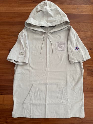 Alexis Lafrenière 13 New York Rangers Fanatics Authentic Pro SS Hoodie Team Player Used Large