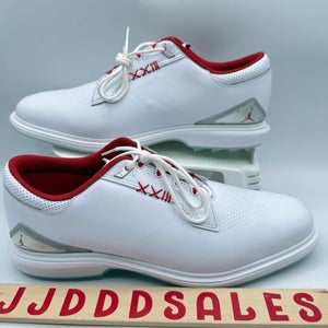 Nike Air Jordan ADG 5 Golf Shoes White Fire Red Silver FQ6642-101 Men’s Sz 10


New
