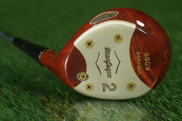 MACGREGOR PAR-WIN 680W MIKE SOUCHAK PERSIMMON 2 WOOD RH ~ VINTAGE!!