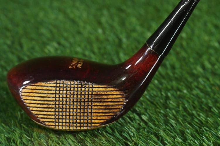 DUNLOP MAX-FLI PERSIMMON 3 WOOD FAIRWAY RH, BEAUTIFUL WOOD HEAD ~ VINTAGE!!