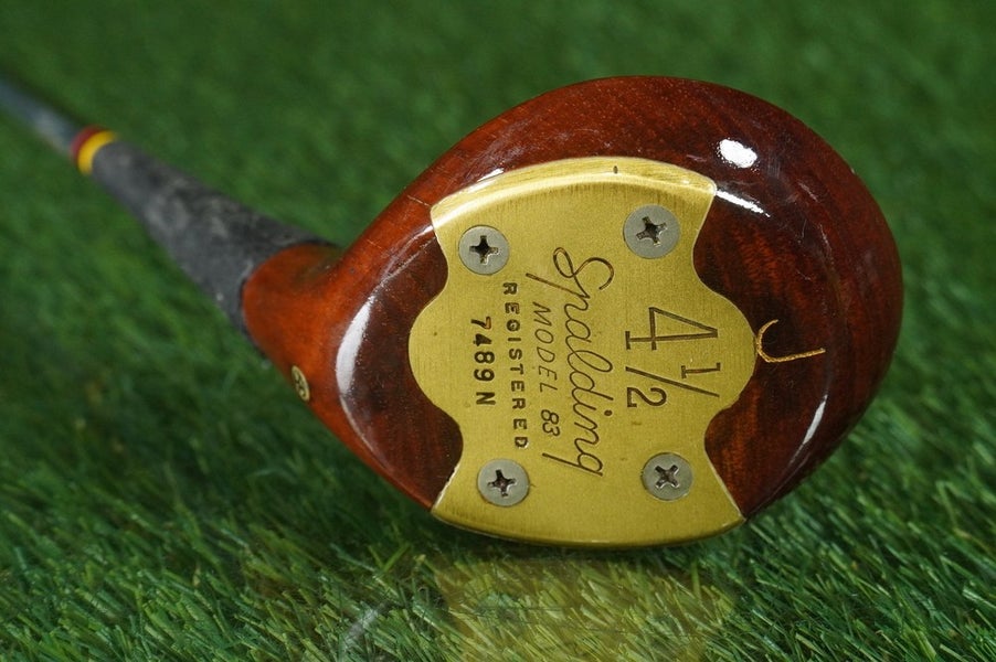 SPALDING MODEL 83 PERSIMMON 4 1/2 WOOD FAIRWAY RH, BEAUTIFUL HEAD ~ VINTAGE!!