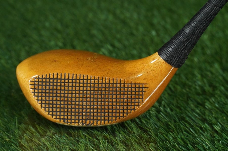 SPALDING PRINCESS PERSIMMON DRIVER PYRATONE STEEL RH, 1 WOOD HEAD ~ VINTAGE!