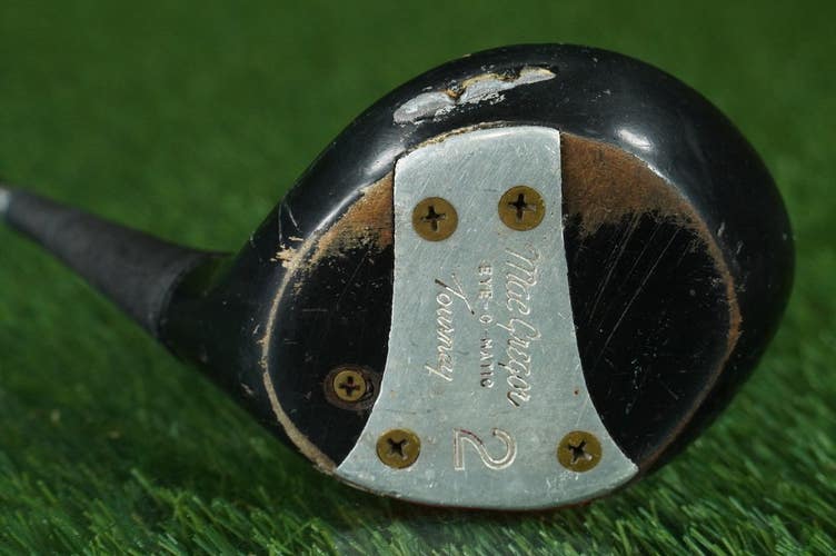 MACGREGOR TOMMY ARMOUR PERSIMMON 2 WOOD EYE-O-MATIC TOURNEY RH ~ VINTAGE!!