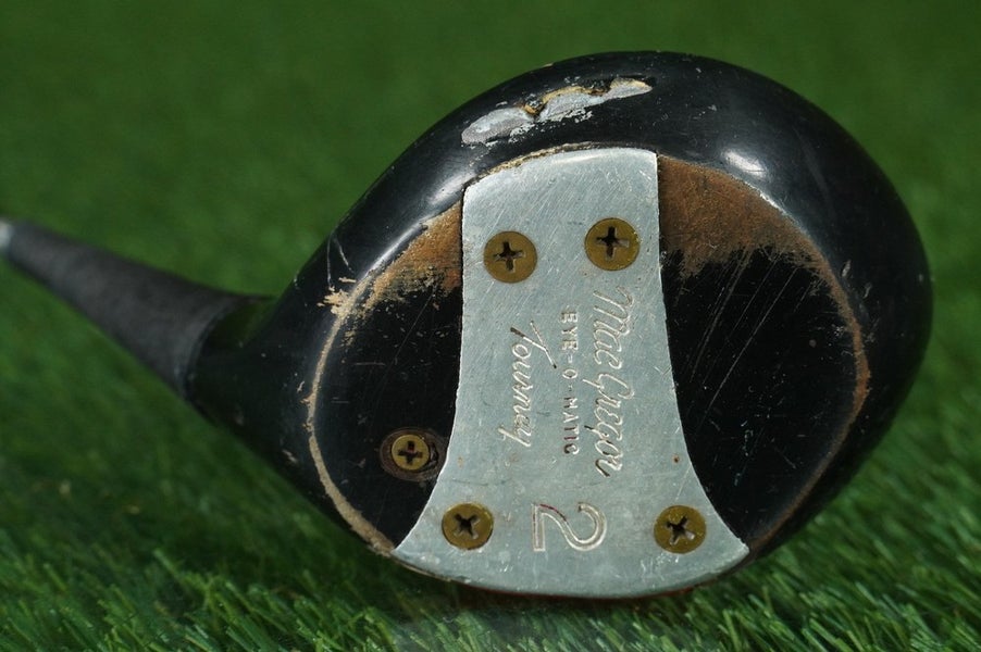 MACGREGOR TOMMY ARMOUR PERSIMMON 2 WOOD EYE-O-MATIC TOURNEY RH ~ VINTAGE!!
