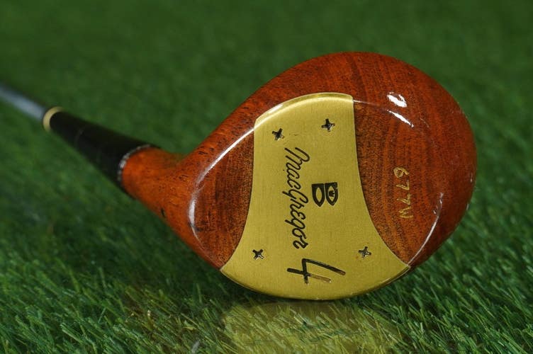 MACGREGOR BRUNSWICK 677W PERSIMMON 4 WOOD RH, BEAUTIFUL HEAD ~ VINTAGE!!