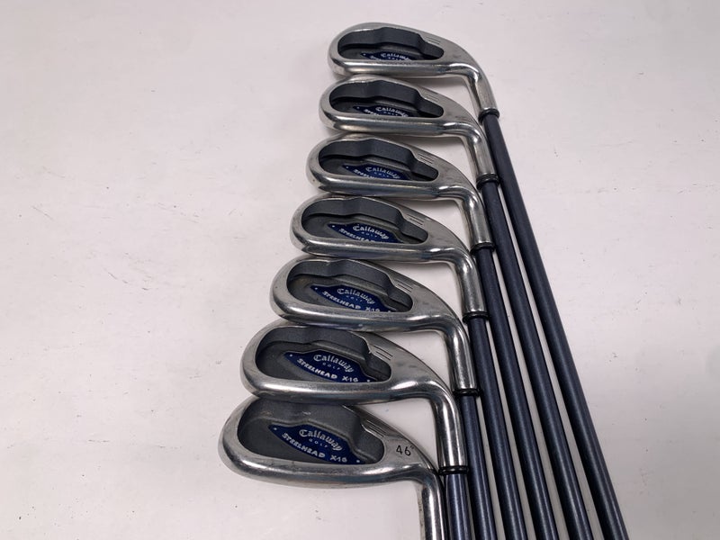 Callaway X-16 Iron Set 4-PW System CW75 Regular Graphite Mens RH