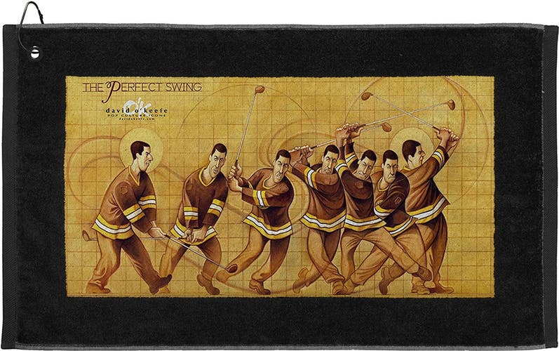 NEW Devant The Perfect Swing Happy Gilmore Golf Towel
